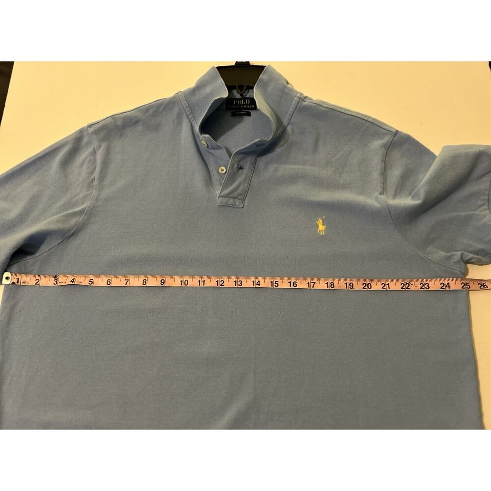 Polo Ralph Lauren~MENS Classic Short Sleeve Shirt Collared~Preppy~XXL~Logo blue - Picture 12 of 13